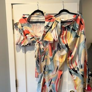 Crop Top and Pant Co-ord